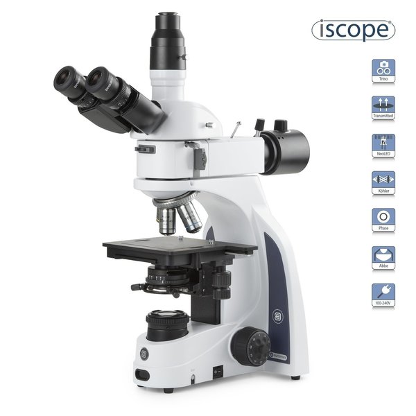 Euromex iScope 50X-800X Trinocular Materials & Metallurgy Compound Microscope IS1053-PLMIB